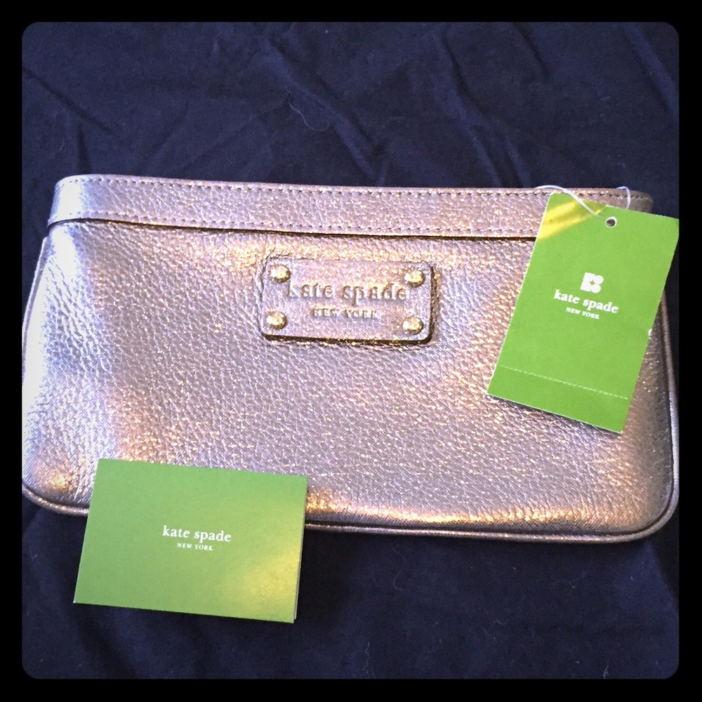 Kate Spade Metallic Clutch - Picture 1 of 4
